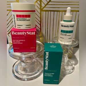 BeautyStat Peptide Moisturizer and Coconut Serum Set - NEW $110 value